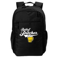 Relief Pitcher Beer And Baseball Backpack