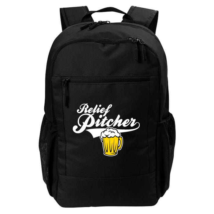 Relief Pitcher Beer And Baseball Backpack