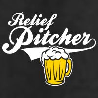 Relief Pitcher Beer And Baseball Hat