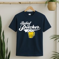 Relief Pitcher Beer And Baseball T-Shirt