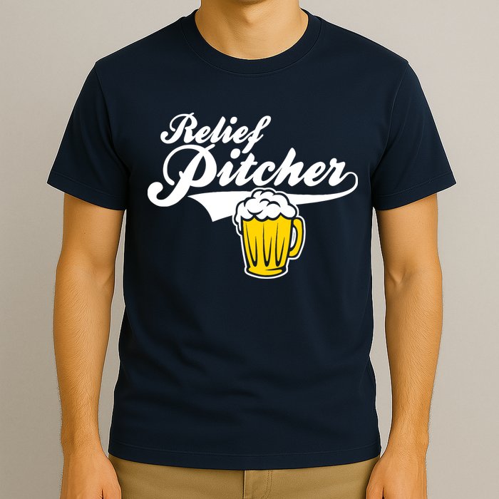 Relief Pitcher Beer And Baseball T-Shirt