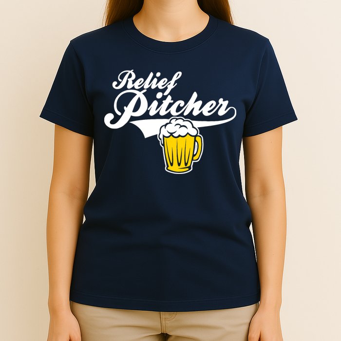 Relief Pitcher Beer And Baseball T-Shirt