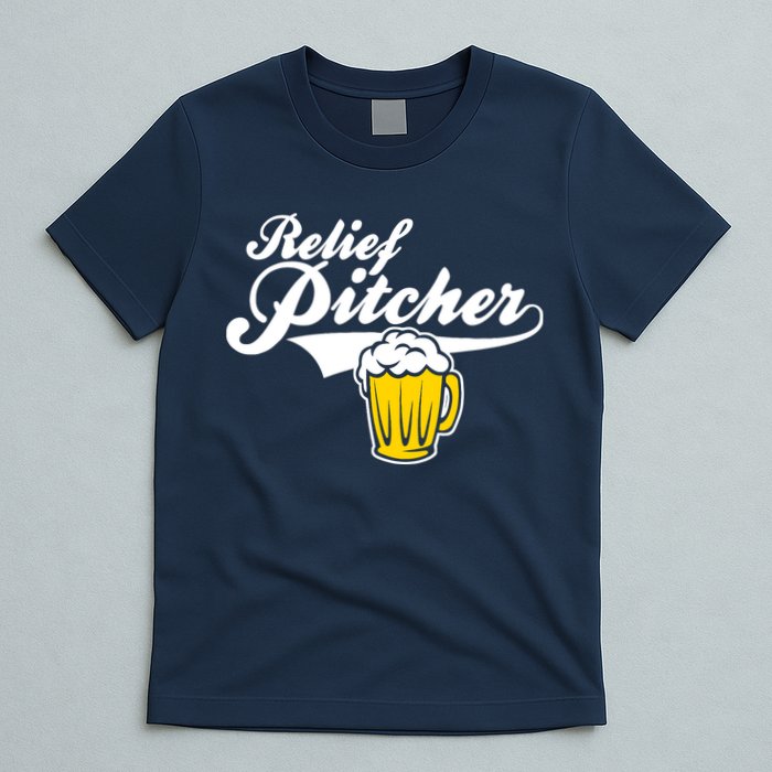 Relief Pitcher Beer And Baseball T-Shirt