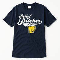 Relief Pitcher Beer And Baseball Tall T-Shirt