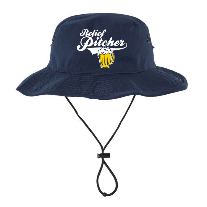 Relief Pitcher Beer And Baseball Bucket Hat