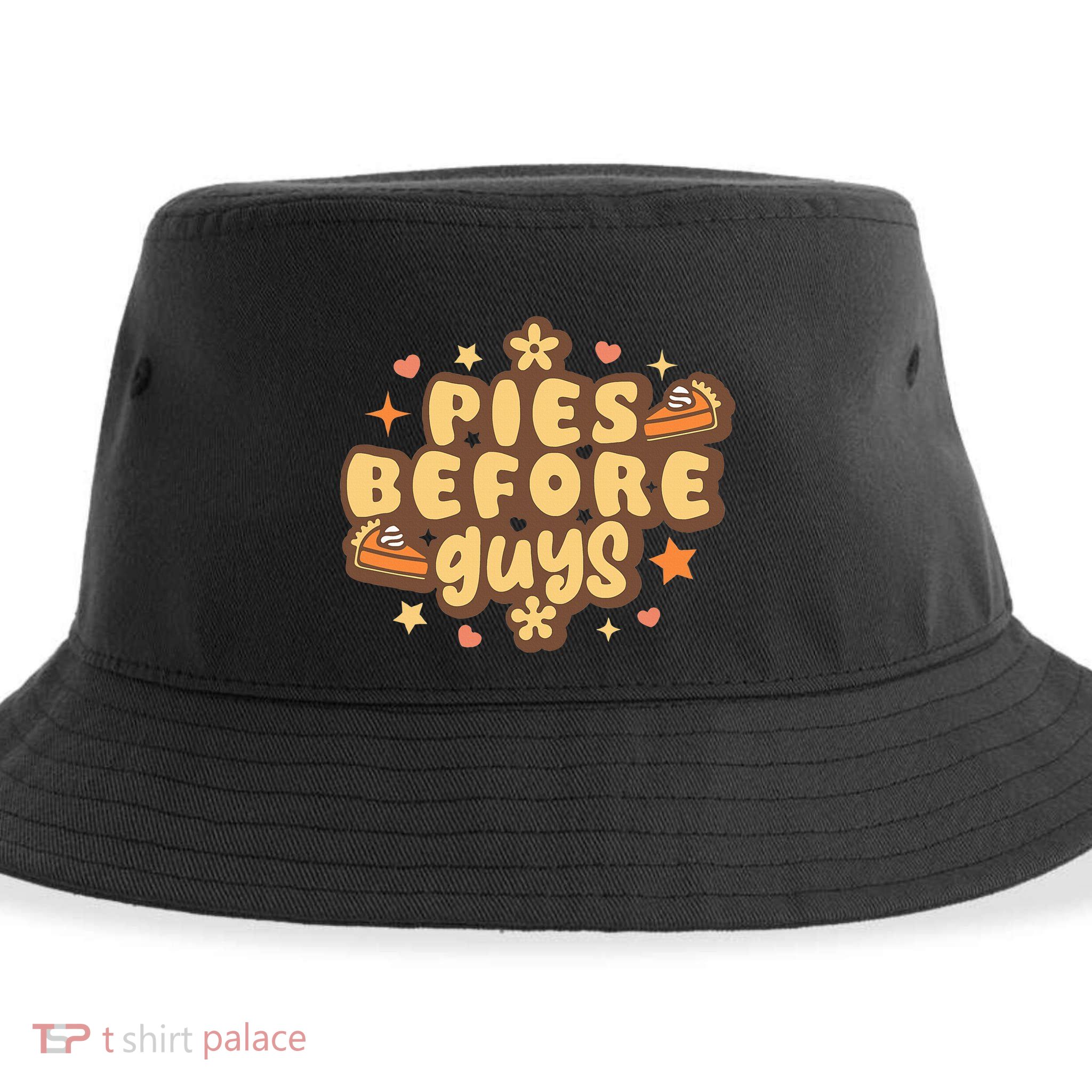 Retro Pies Before Guys Funny Thanksgiving Pies Sustainable Bucket Hat