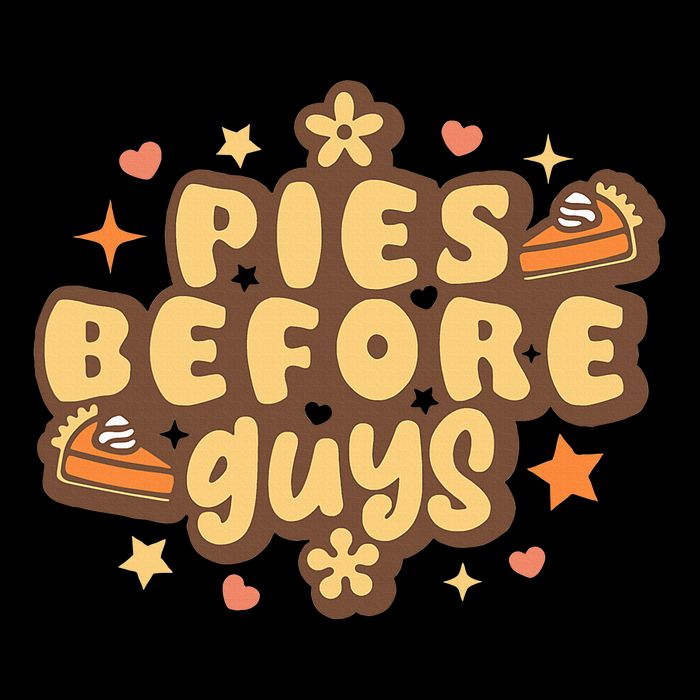 Retro Pies Before Guys Funny Thanksgiving Pies 7-Panel Snapback Hat