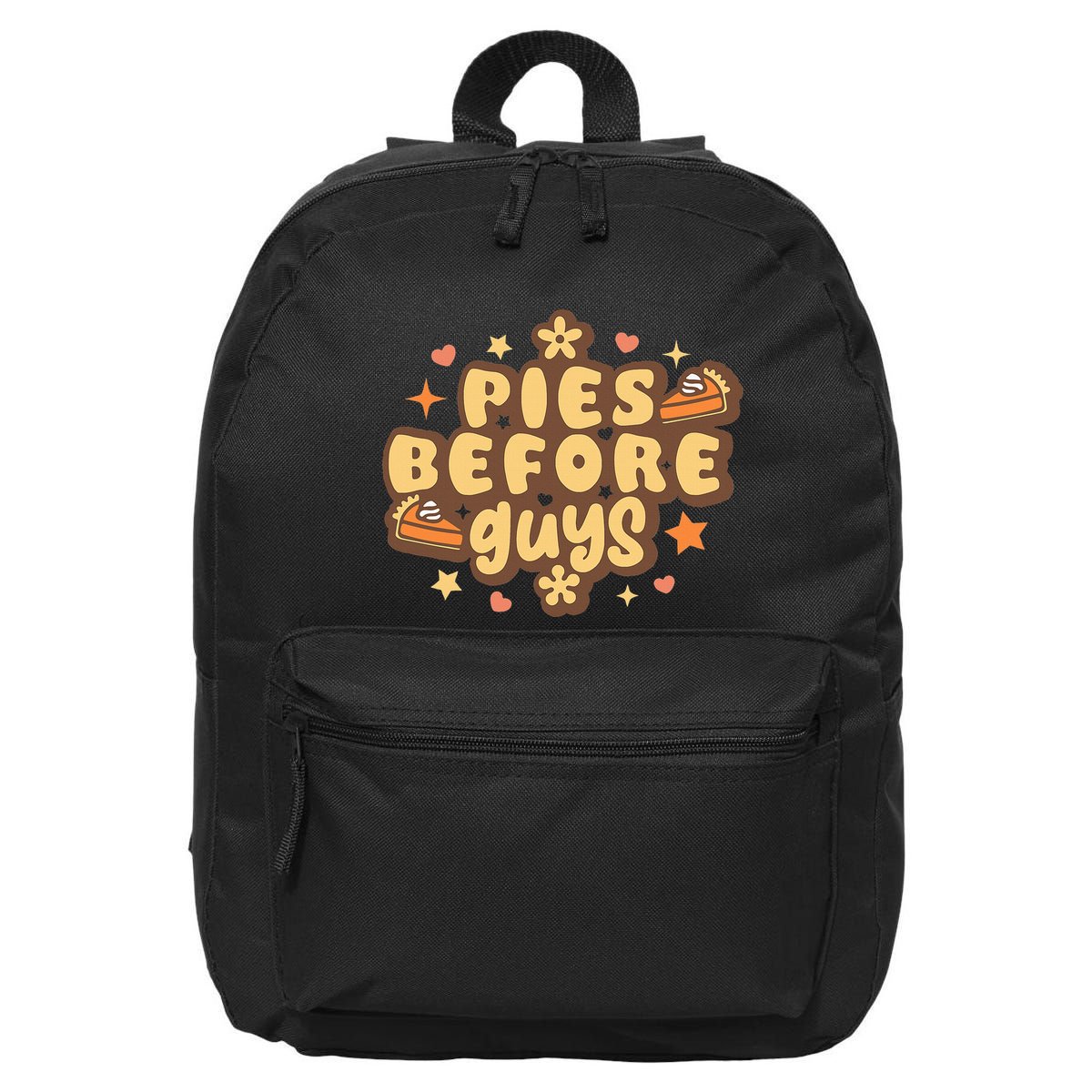 Retro Pies Before Guys Funny Thanksgiving Pies 16 in Basic Backpack