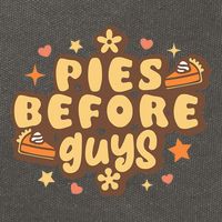Retro Pies Before Guys Funny Thanksgiving Pies Cotton Canvas Backpack