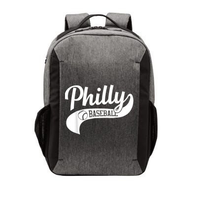 Retro Philadelphia Baseball Vintage Philly Swoosh Vector Backpack