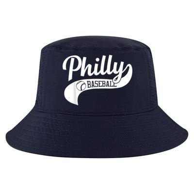 Retro Philadelphia Baseball Vintage Philly Swoosh Cool Comfort Performance Bucket Hat