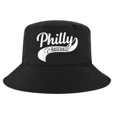 Retro Philadelphia Baseball Vintage Philly Swoosh Cool Comfort Performance Bucket Hat