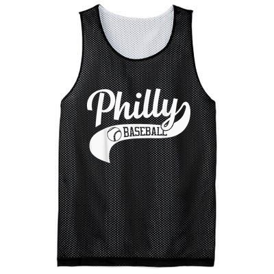 Retro Philadelphia Baseball Vintage Philly Swoosh Mesh Reversible Basketball Jersey Tank