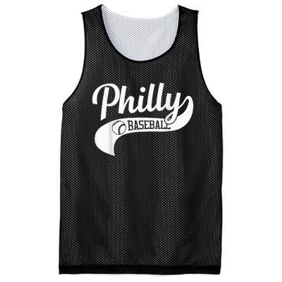 Retro Philadelphia Baseball Vintage Philly Swoosh Mesh Reversible Basketball Jersey Tank