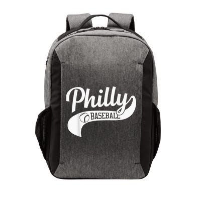 Retro Philadelphia Baseball Vintage Philly Swoosh Vector Backpack