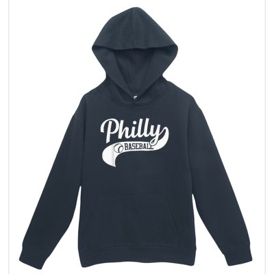 Retro Philadelphia Baseball Vintage Philly Swoosh Urban Pullover Hoodie