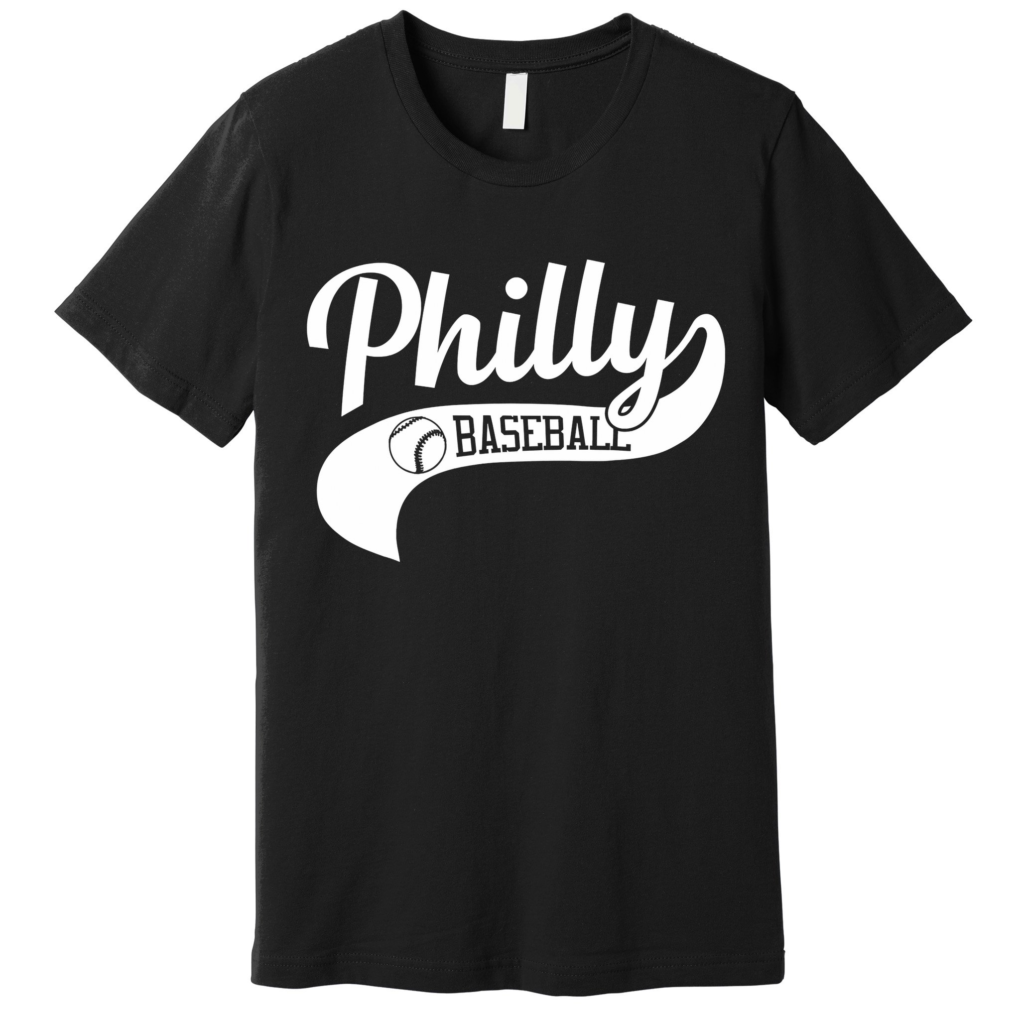 Retro Philadelphia Baseball Vintage Philly Swoosh Premium T-Shirt