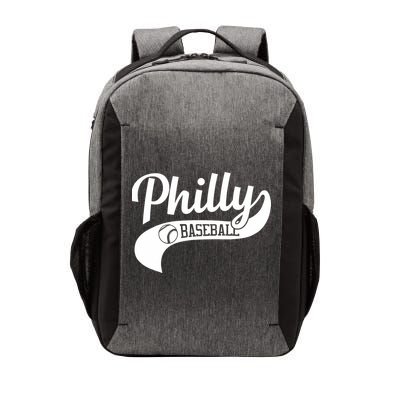 Retro Philadelphia Baseball Vintage Philly Swoosh Vector Backpack