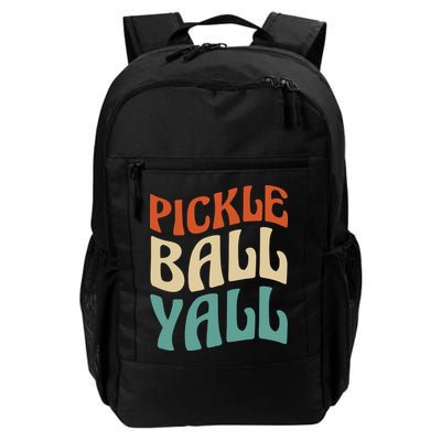 Retro Pickle Ball Yall Paddle For Team Sport Backpack