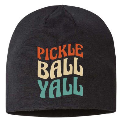 Retro Pickle Ball Yall Paddle For Team Sport Sustainable Beanie