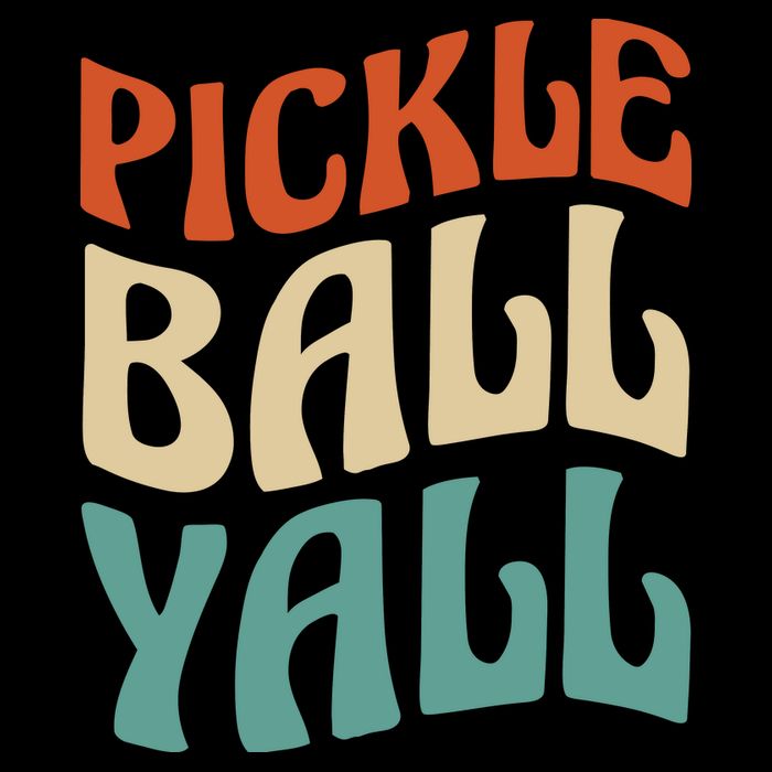 Retro Pickle Ball Yall Paddle For Team Sport 16 in Basic Backpack
