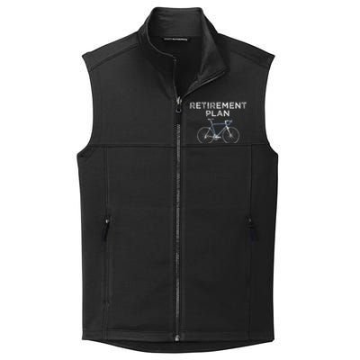 Retirement Plan Cycling Gift Bike Biking Retired Cyclist Collective Smooth Fleece Vest