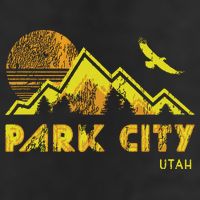 Retro Park City Utah Distressed Home Tumbler