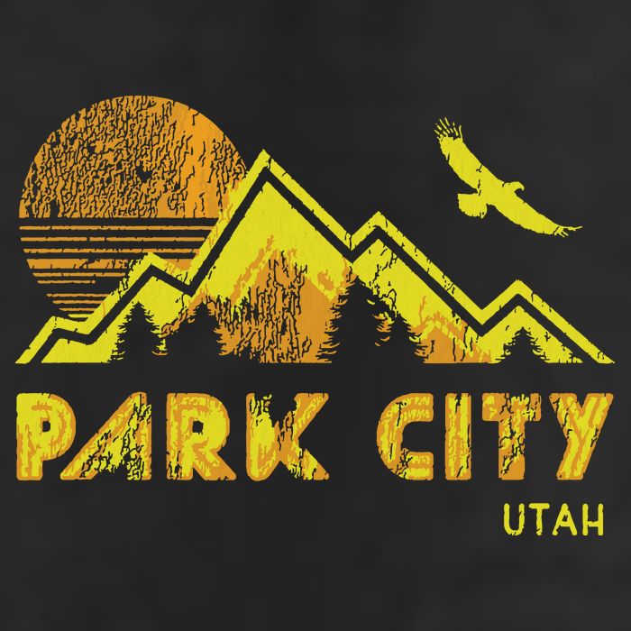 Retro Park City Utah Distressed Home Tumbler