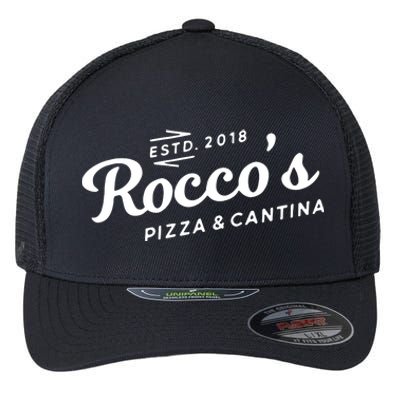 RoccoS Pizza & Catina RoccoS Home Of The Jello Shot Challenge 2024 Flexfit Unipanel Trucker Cap