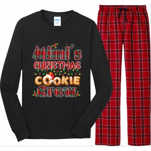 Red Plaid Cute Mimi Christmas Cookie Crew Outfit Kid Nephew Long Sleeve Pajama Set