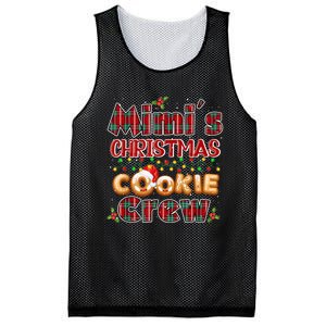 Red Plaid Cute Mimi Christmas Cookie Crew Outfit Kid Nephew Mesh Reversible Basketball Jersey Tank