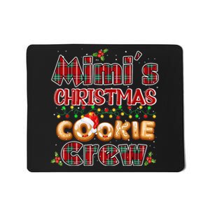 Red Plaid Cute Mimi Christmas Cookie Crew Outfit Kid Nephew Mousepad