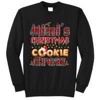 Red Plaid Cute Mimi Christmas Cookie Crew Outfit Kid Nephew Tall Sweatshirt