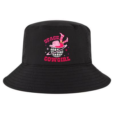 Retro Pink Cowhide Disco Space Cowgirl Western Cool Comfort Performance Bucket Hat