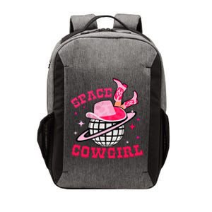 Retro Pink Cowhide Disco Space Cowgirl Western Vector Backpack