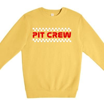 Racing Pit Crew Premium Crewneck Sweatshirt