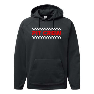 Racing Pit Crew Performance Fleece Hoodie