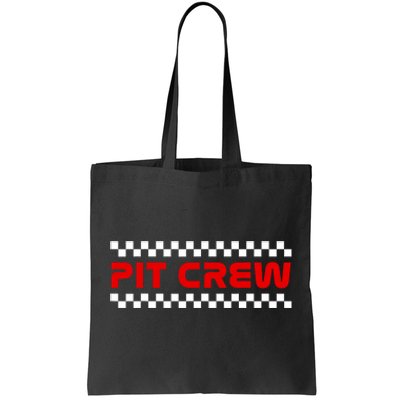 Racing Pit Crew Tote Bag