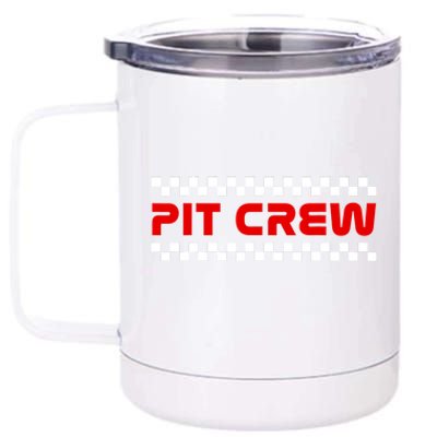 Racing Pit Crew 12 oz Stainless Steel Tumbler Cup