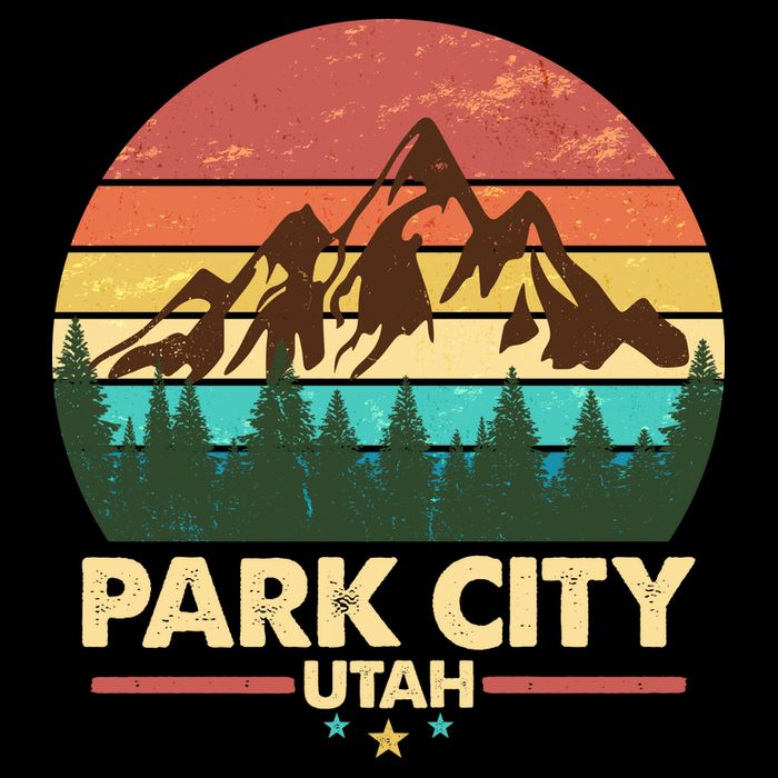 Retro Park City Utah Mountain Apron