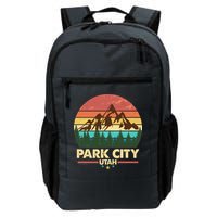 Retro Park City Utah Mountain Backpack