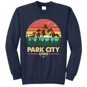 Retro Park City Utah Mountain Sweatshirt