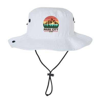 Retro Park City Utah Mountain Legacy Cool Fit Booney Bucket Hat