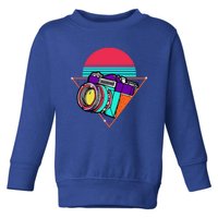 Retro Photography Cute Gift Vintage Camera Photographer Great Gift Toddler Sweatshirt