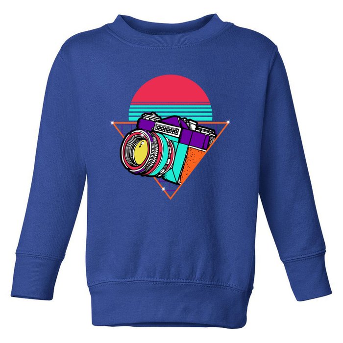 Retro Photography Cute Gift Vintage Camera Photographer Great Gift Toddler Sweatshirt