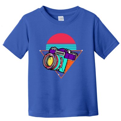 Retro Photography Cute Gift Vintage Camera Photographer Great Gift Toddler T-Shirt