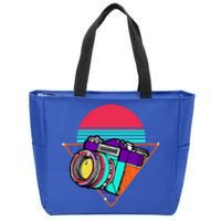 Retro Photography Cute Gift Vintage Camera Photographer Great Gift Zip Tote Bag