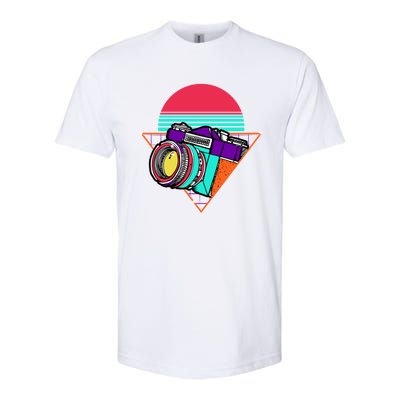 Retro Photography Cute Gift Vintage Camera Photographer Great Gift Softstyle® CVC T-Shirt