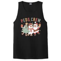 Retro Peds Crew Christmas Pediatric Nurse Nursing Group PosiCharge Competitor Tank