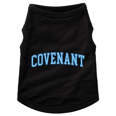 Retro Personalized Covenant Name Arch Vintage College Arch Varsity University Doggie Tank